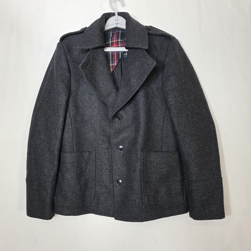 Drykorn Wool short Coat/ blazer Women's heather black